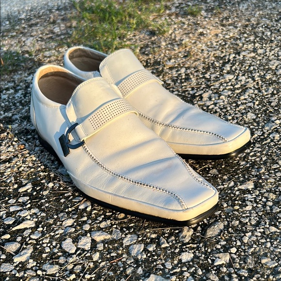 Stacy Adams Other - Stacy Adams White Leather Men's Shoes